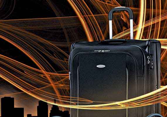 Ad design for the new collection of suitcases.