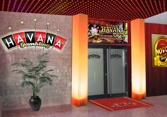 Conceptual designs for the casino entrance (3D channel letter signs, LED lighting and LED backlight frames).